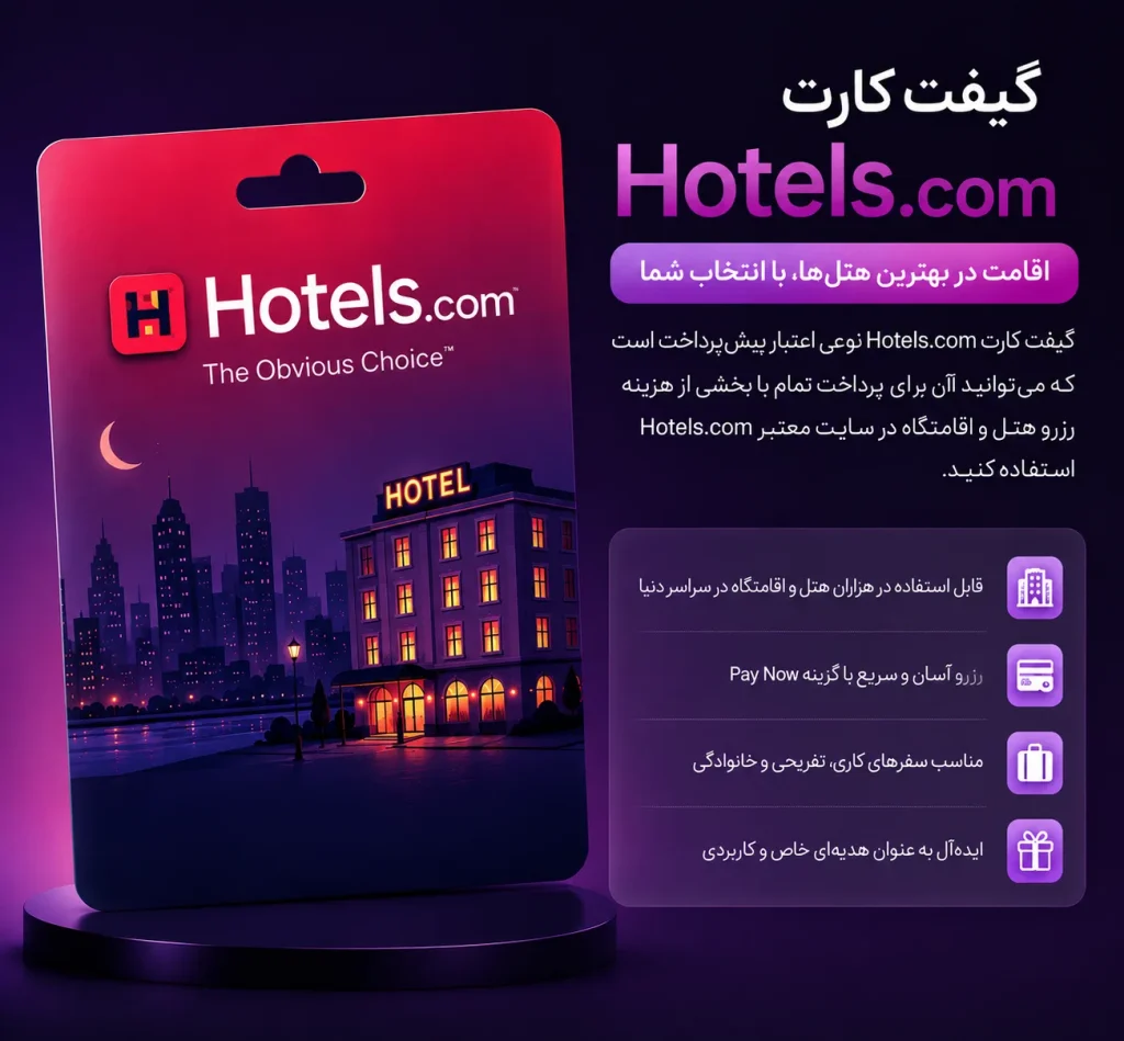 Hotels.com gift card