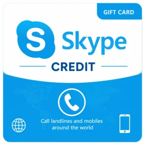 Skype Credit gift card