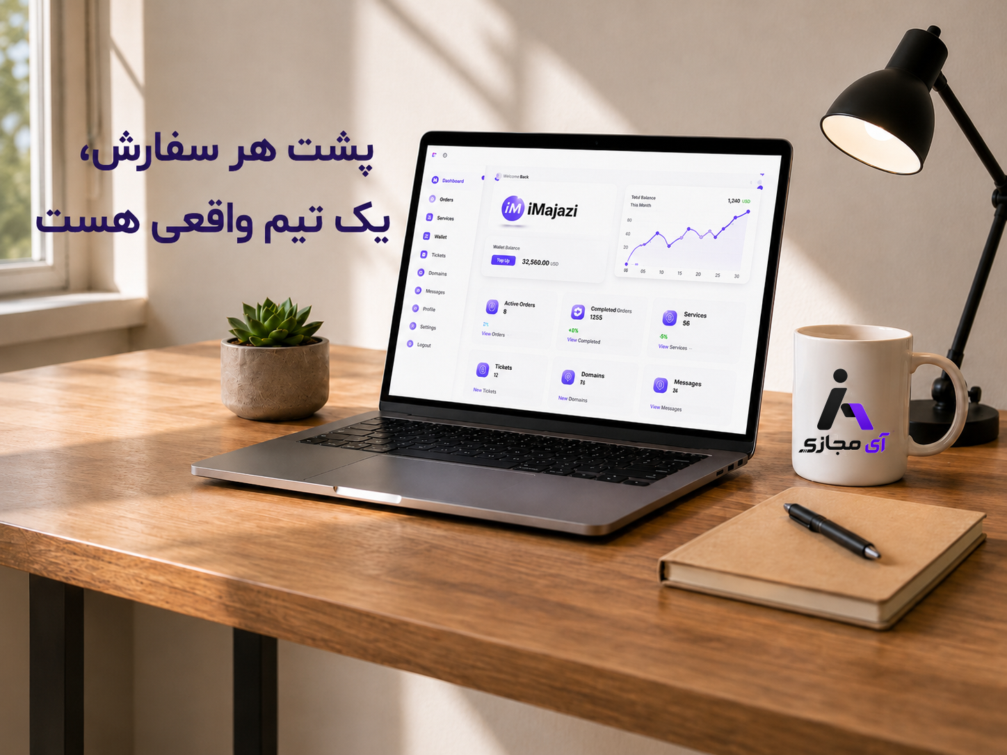 داشبورد و تیم آی مجازی